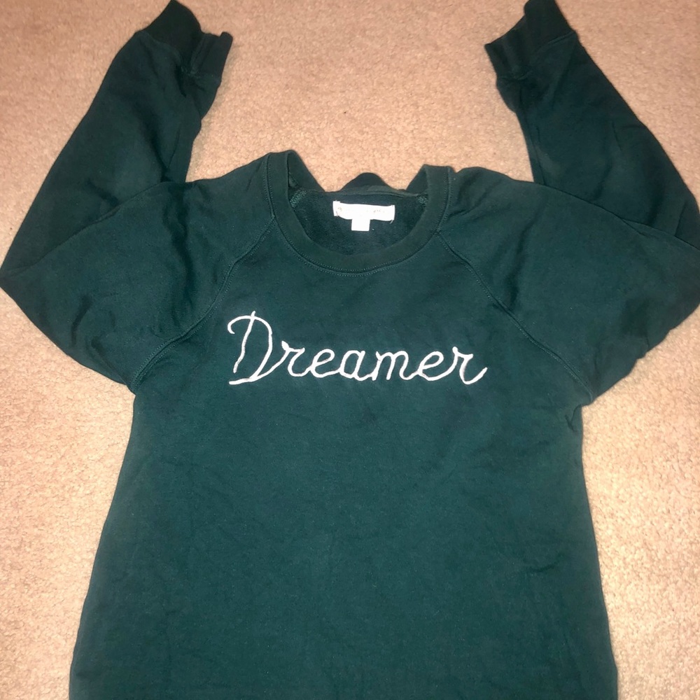 Spiritual gangster women’s green sweatshirt